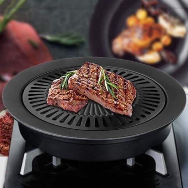 BBQ Grill Pan Stove Top BBQ Grill Pan apnabazarpk