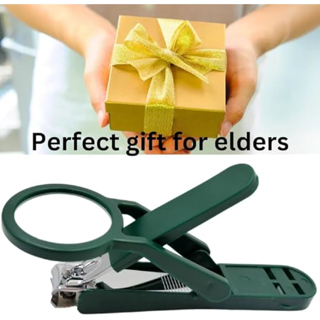 Nail Clipper With Magnifying Glass