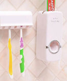 Toothpaste Dispenser With Brush Holder