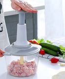 Manual Food Chopper Hand-Press