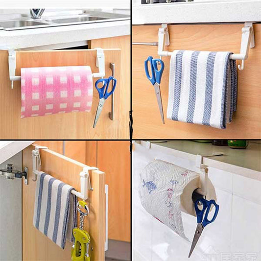 Towel Holder - Tissue Holder - Hanging Bathroom Toilet Roll Paper Holder