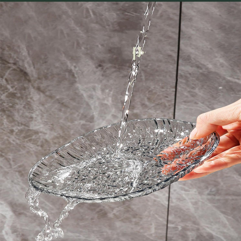 8 Pcs Transparent Spit Bone Dish