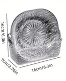 8 Pcs Transparent Spit Bone Dish