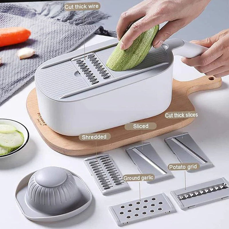 Multifunctional Vegetable Slicer Cutter With Drain Basket