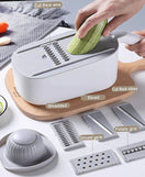 Multifunctional Vegetable Slicer Cutter With Drain Basket
