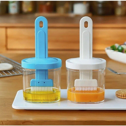 Oil Bottle With Brush