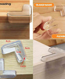 4 Pcs Silicone Table Corner Edge Protector Covers