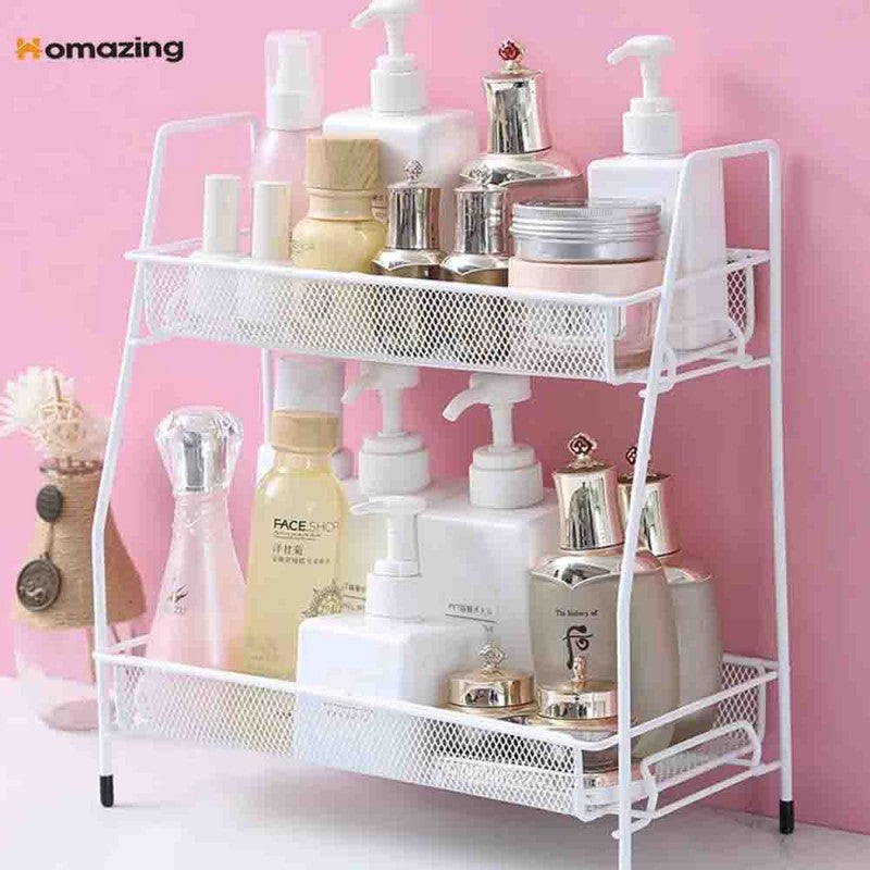 2 Layer Multi Purpose Iron Organizer Shelf