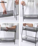 2 Layer Multi Purpose Iron Organizer Shelf