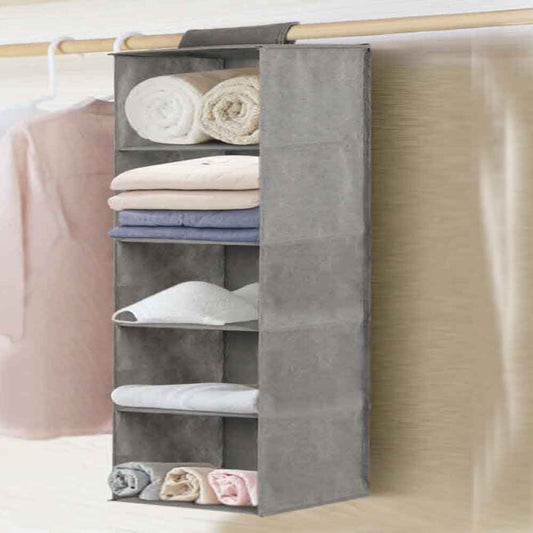 5 Shelf Drawer Hanging Organizer