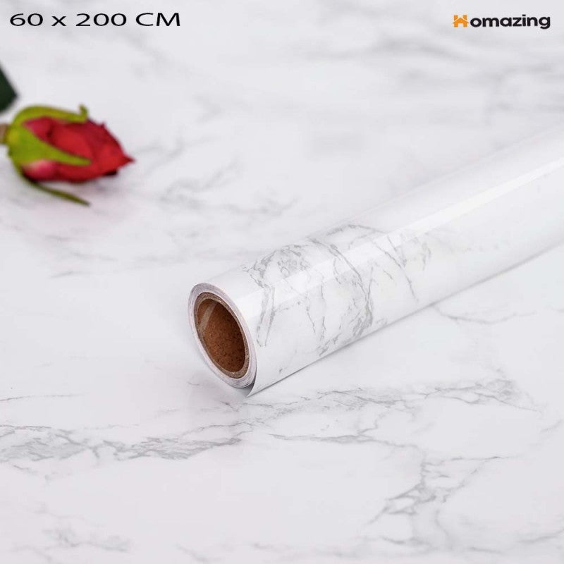 Marble Adhesive Paper Granite Grey 60 X 200 Cm