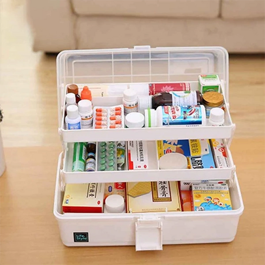 Large First Aid Medicine Storage Box