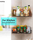 Bathroom Corner Rack Self-Adhesive