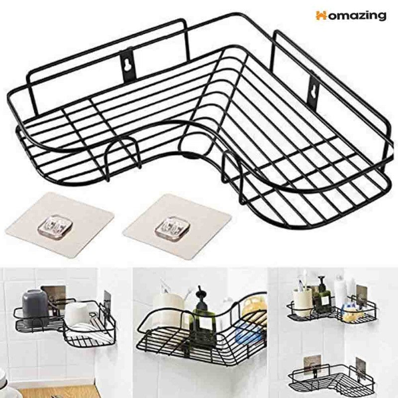 Bathroom Corner Rack Self-Adhesive