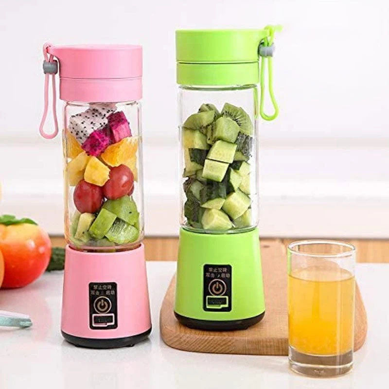 Portable Chargeable Travel Juicer Blender 6 Blade