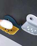 Little Whale Shapes Soap Dish Wall Mounted