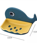 Little Whale Shapes Soap Dish Wall Mounted