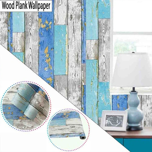 Wood Plank Wallpaper  Self-Adhesive