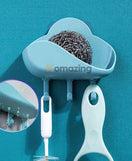 Cloud Shape Drain Soap Holder With Hook