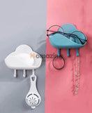 Cloud Shape Drain Soap Holder With Hook