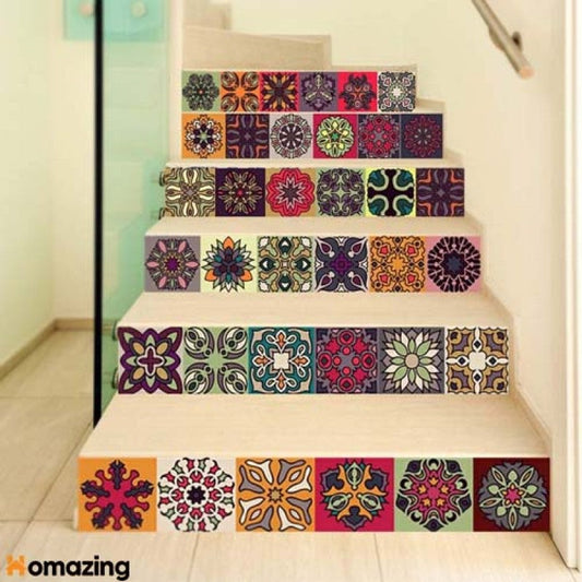 12 PCS Home Decor Tile Stickers Self Adhesive