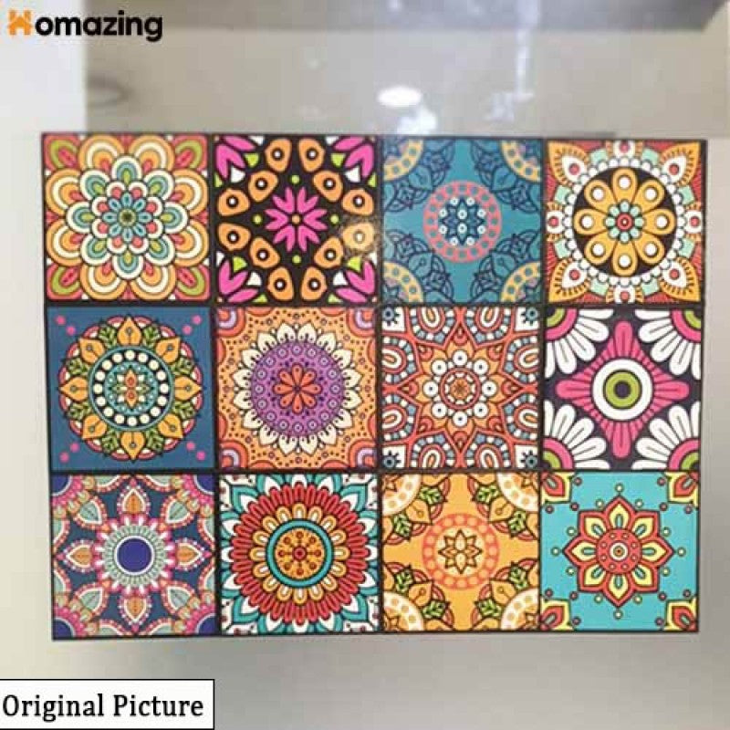 12 PCS Home Decor Tile Stickers Self Adhesive