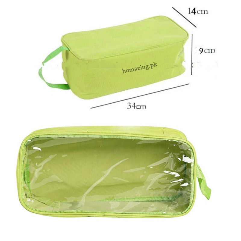 Travel Shoes Organizer Storage Bag Green