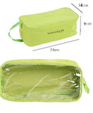 Travel Shoes Organizer Storage Bag Green