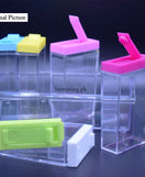 6 Units Transparent Spices Container