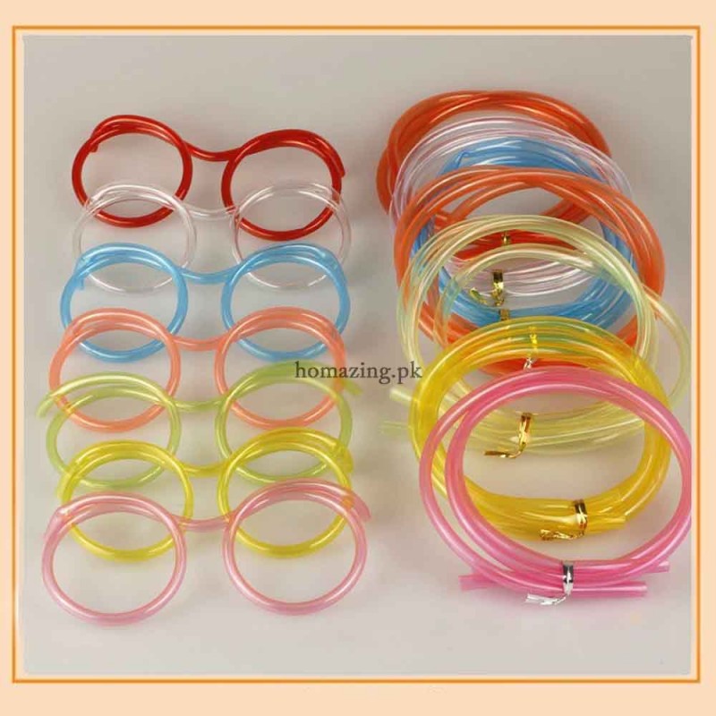 Creative Eyeglasses Straw Drinking