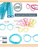 Creative Eyeglasses Straw Drinking