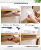 Self-Stick Storage Tray Under Desk