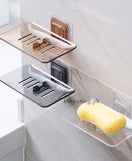 Wall Mounted Soap Drain Dishes Tray