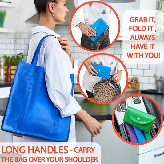 Foldable Grocery Bag With long Handle