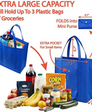 Foldable Grocery Bag With long Handle