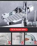 Sink Faucet Storage Rack Stainless Steel