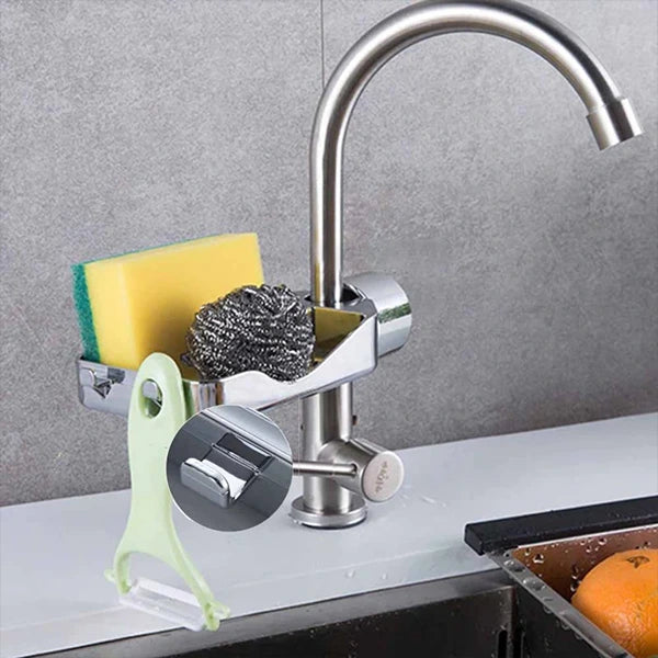 Sink Faucet Storage Rack Stainless Steel