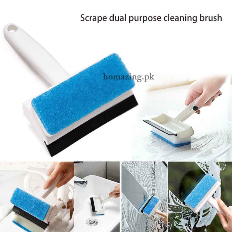 Scrape Dual Purpose Cleaning Brush Wiper