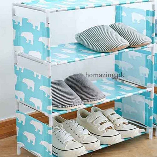 4 Layer Printed Shoe Rack DIY