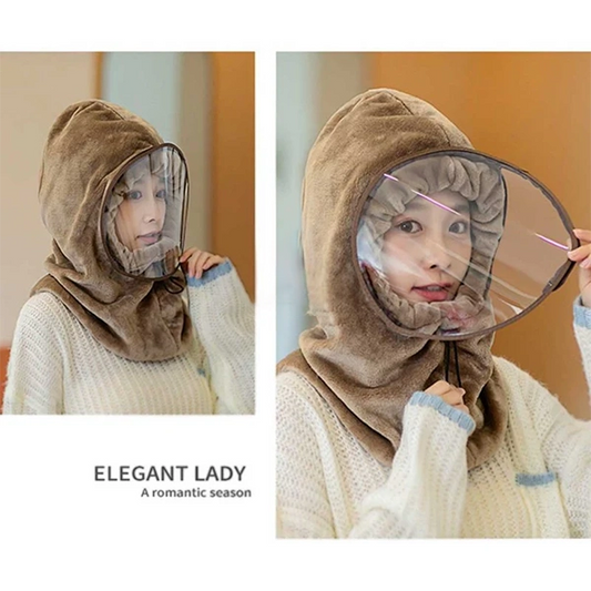 Cute Winter Hedging Face Mask Cap