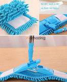 Flat Microfiber Squeeze Mop With Long Handle