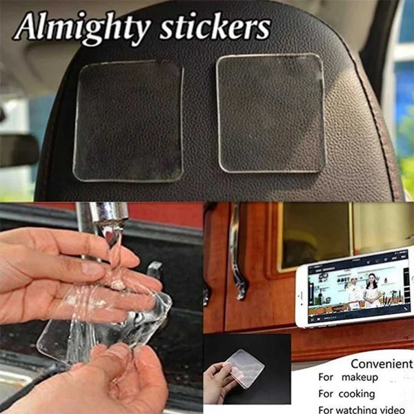 Double-Sided Transparent Sticky Pack Of 10Pcs