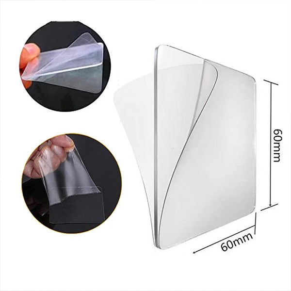 Double-Sided Transparent Sticky Pack Of 10Pcs