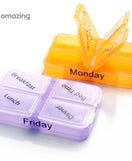 Weekly Pill Organizer Box