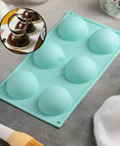 6 Slot Silicone Chocolate Baking Mold