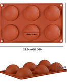 6 Slot Silicone Chocolate Baking Mold