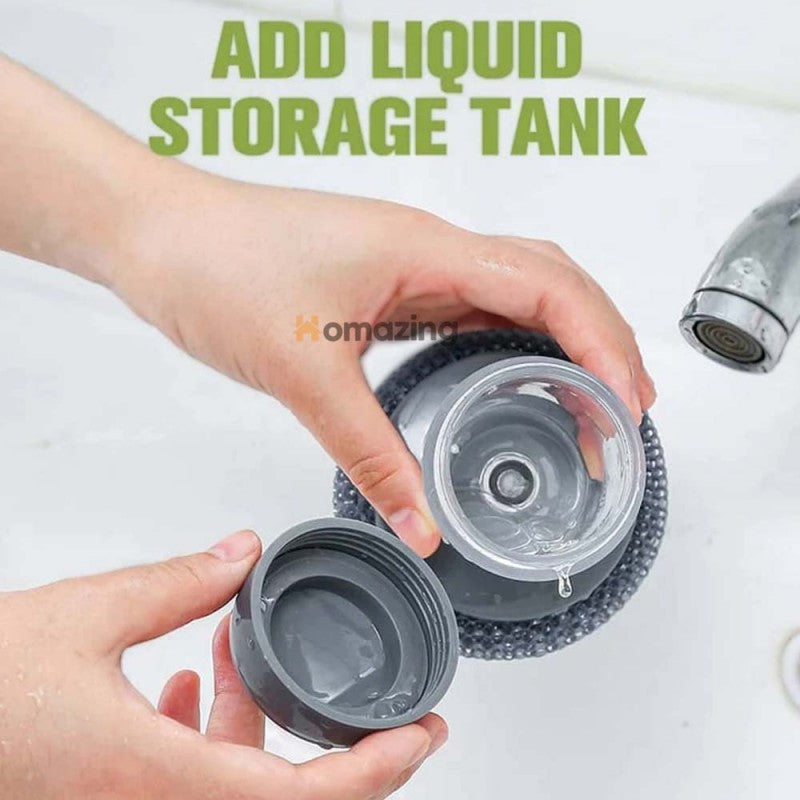 Soap Dispensing Palm Brush