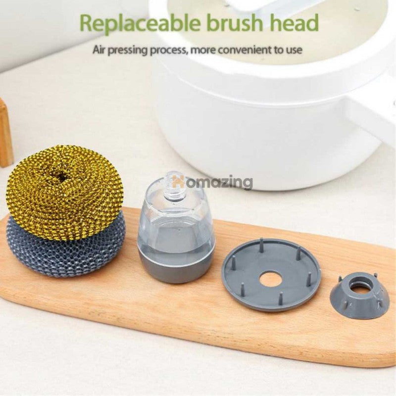 Soap Dispensing Palm Brush