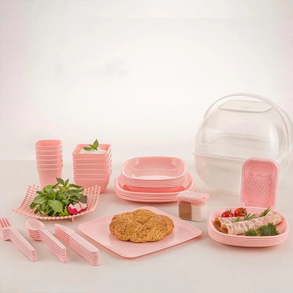 High Quality Dinner Picnic Set (60 Pieces)