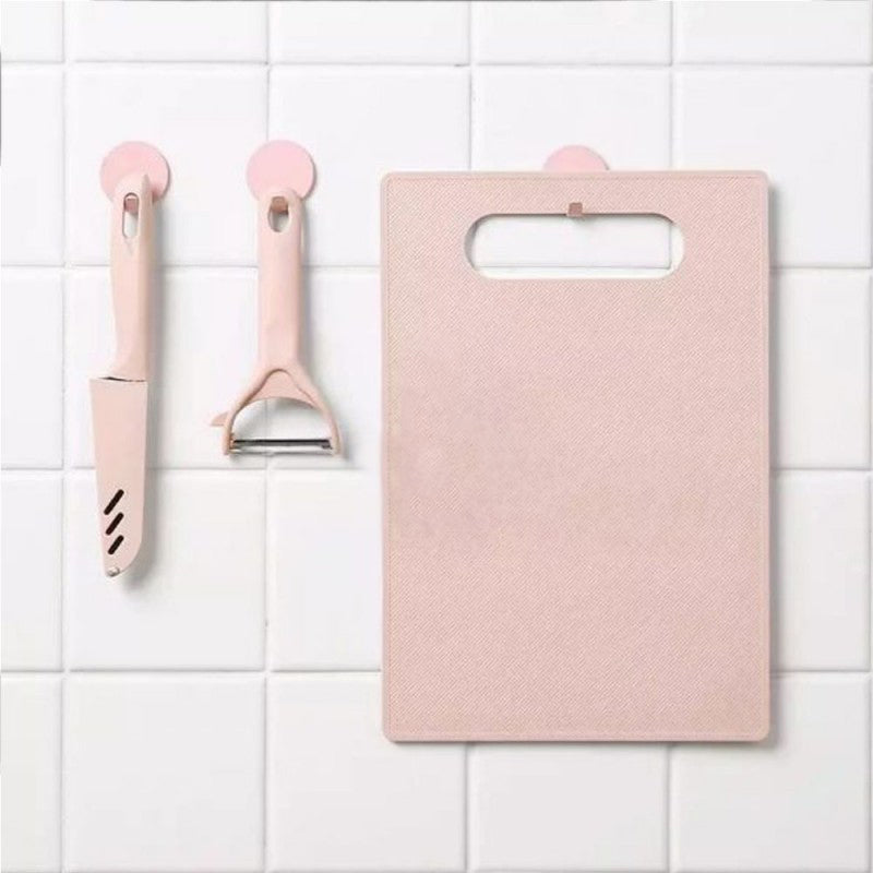 3 in 1 Fruit Knife Peeler & Cutting Board Set